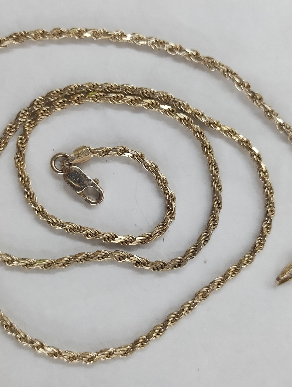 20 Inch Gold Over 925 Silver Made In Italy Necklace